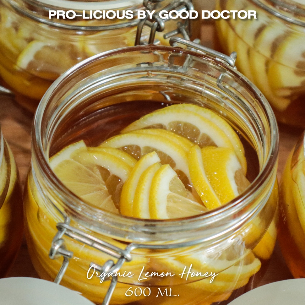 ออร์แกนิค เลม่อน ฮันนี่ Organic Lemon Honey by Good Doctor 600 ml.