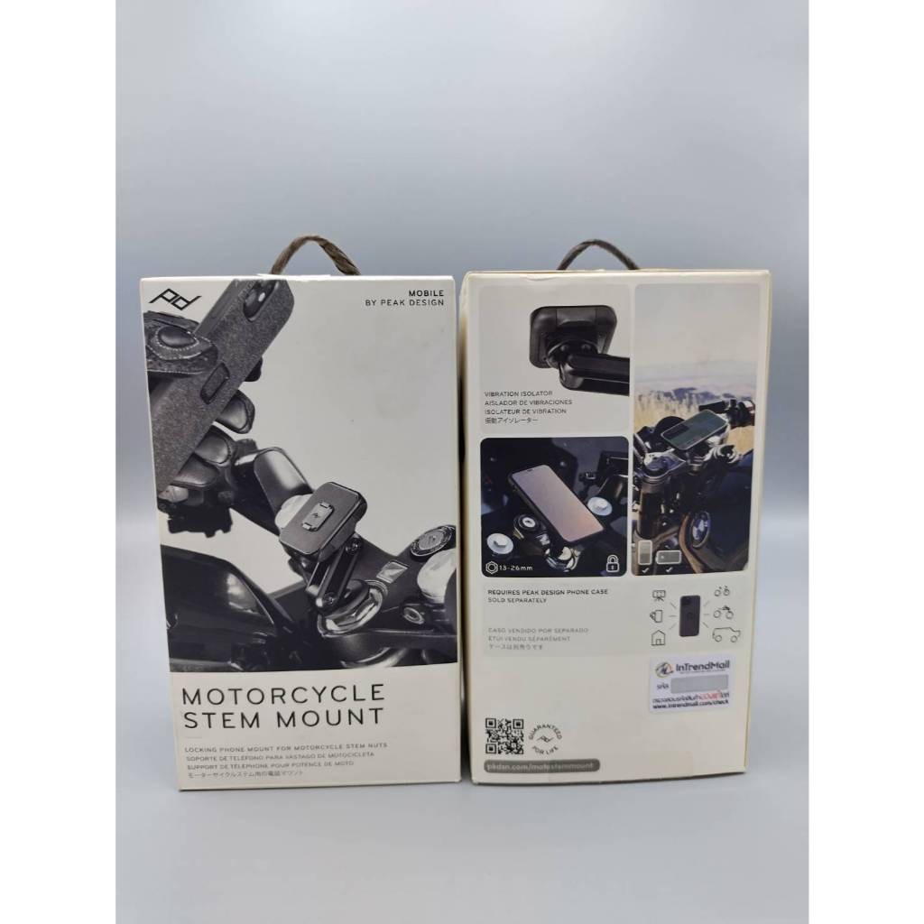 ชุดฐานยึดรถมอเตอร์ไซค์ Peak Design Motorcycle Stem Mount แบบของสปอร์ตไบค์