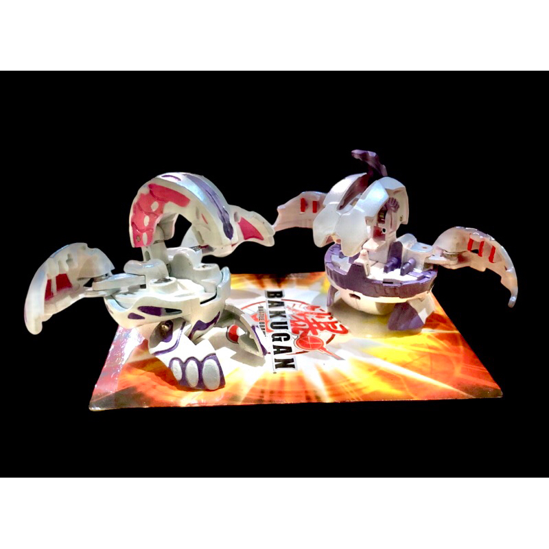 Bakugan Battle Brawlers Wavern & Naga ( Pearl Anime Custom Painted ) #บาคุกัน