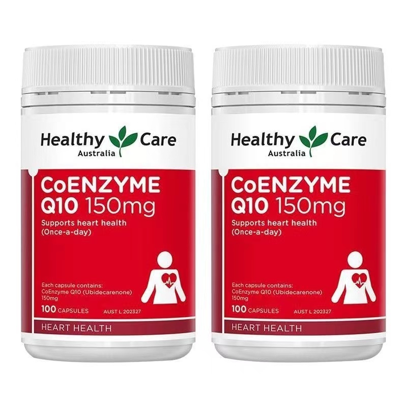 Healthy Care Coenzyme Q10 150mg 100 capsules Supports the heart and blood vessels-รักษาสุขภาพ