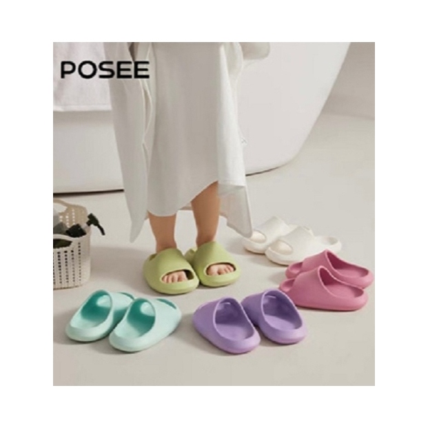 Posee little bean     EVA ถั่วน่ารัก รองเท้าแตะลําลองสําหรับเด็กผู้หญิงกันลื่นเหมาะกับใส่เดินในบ้าน 