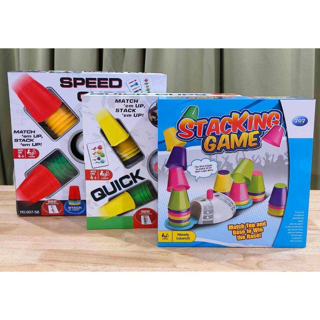 พร้อมส่งจากไทย  Family game  เกมพัฒนาการความคิด ความสามารถ ชุดQuick Cups เกมเรียงแก้วสีตามการ์ด กล่องใหญ่ ราคา ถูกที่สุด ดีลบีเคเค แกลเลอรีภาพที่ 6