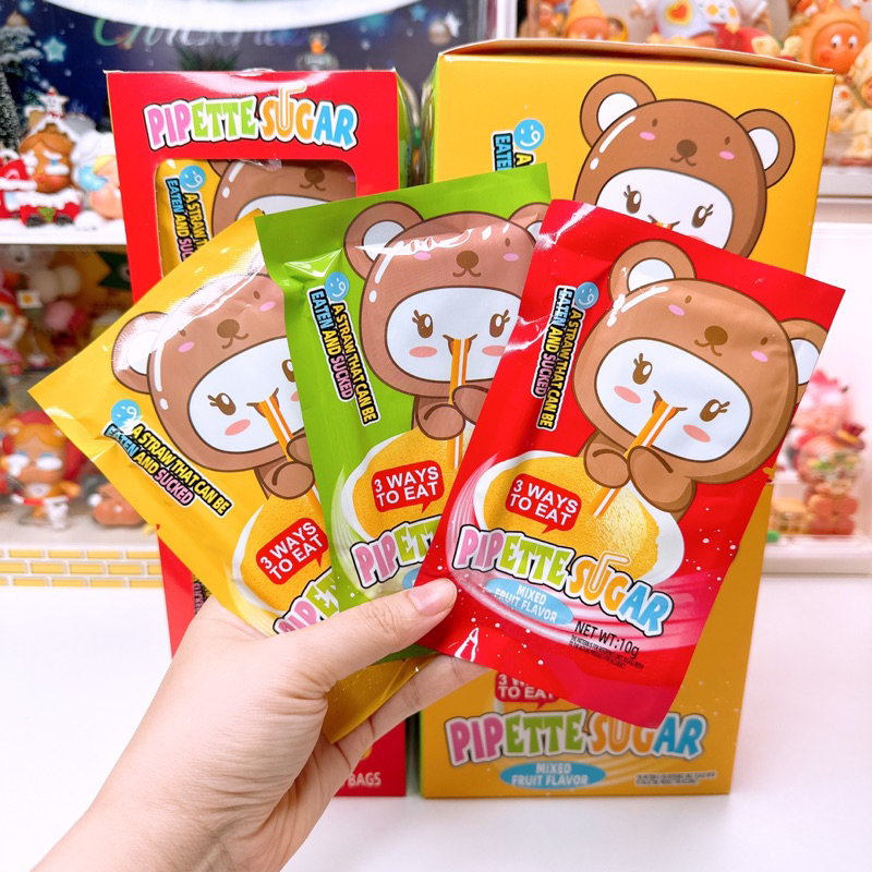 ขนมผงน้ำหวานผลไม้หมีน้อย (1 กล่อง 30 ซอง)