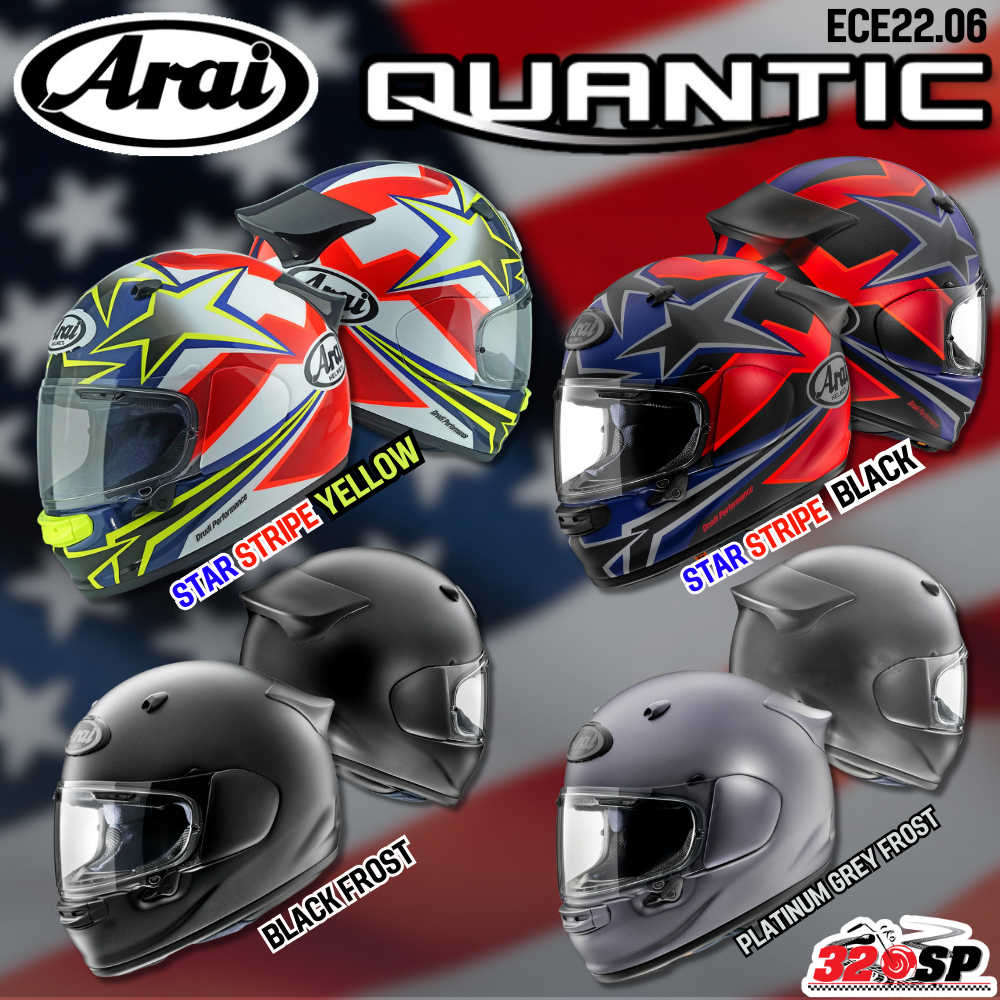 หมวกกันน็อค ARAI QUANTIC | ลายใหม่ล่าสุด ส่งไว!!! 320sp