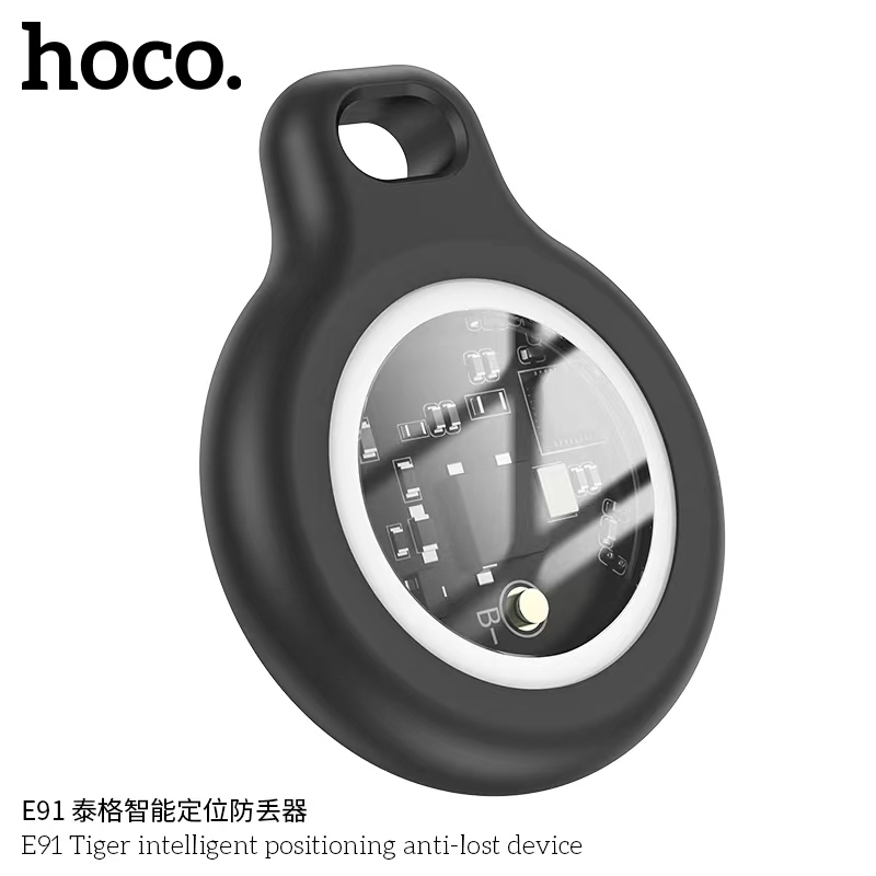 HOCO E91 Tag อุปกรณ์ติดตาม GPS ค้นหาตำแหน่งสิ่งของ รองรับ Apple Find My แบตเตอรี่ 9-12 เดือน ไม่ต้องติดตั้งแอพเพิ่ม