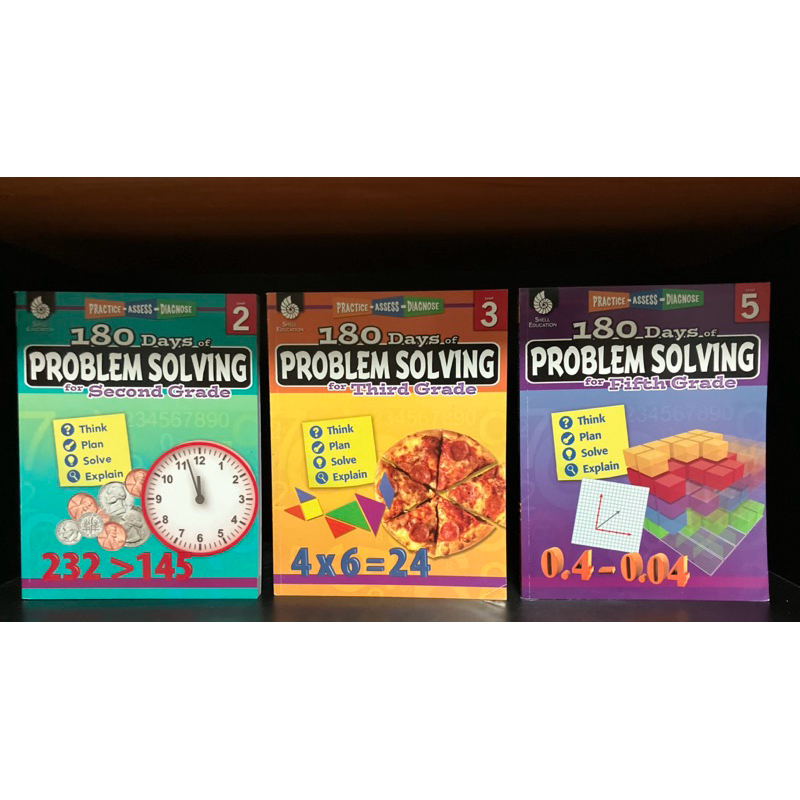 หนังสือ English | 180 Days of Problem Solving for Second Grade, for Third Grade, for Fifth Grade