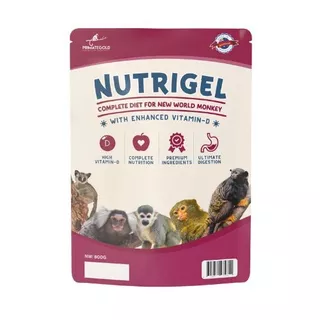 อาหารลิง NutriGel เจลลิง/อาหารแท่ง แคลเซียมลิง เหมาะกับมาโมเสท ทามารีน คาปูชิน ลิงกระรอก บุชเบบี้ นำเข้าจากออสเตรเลีย