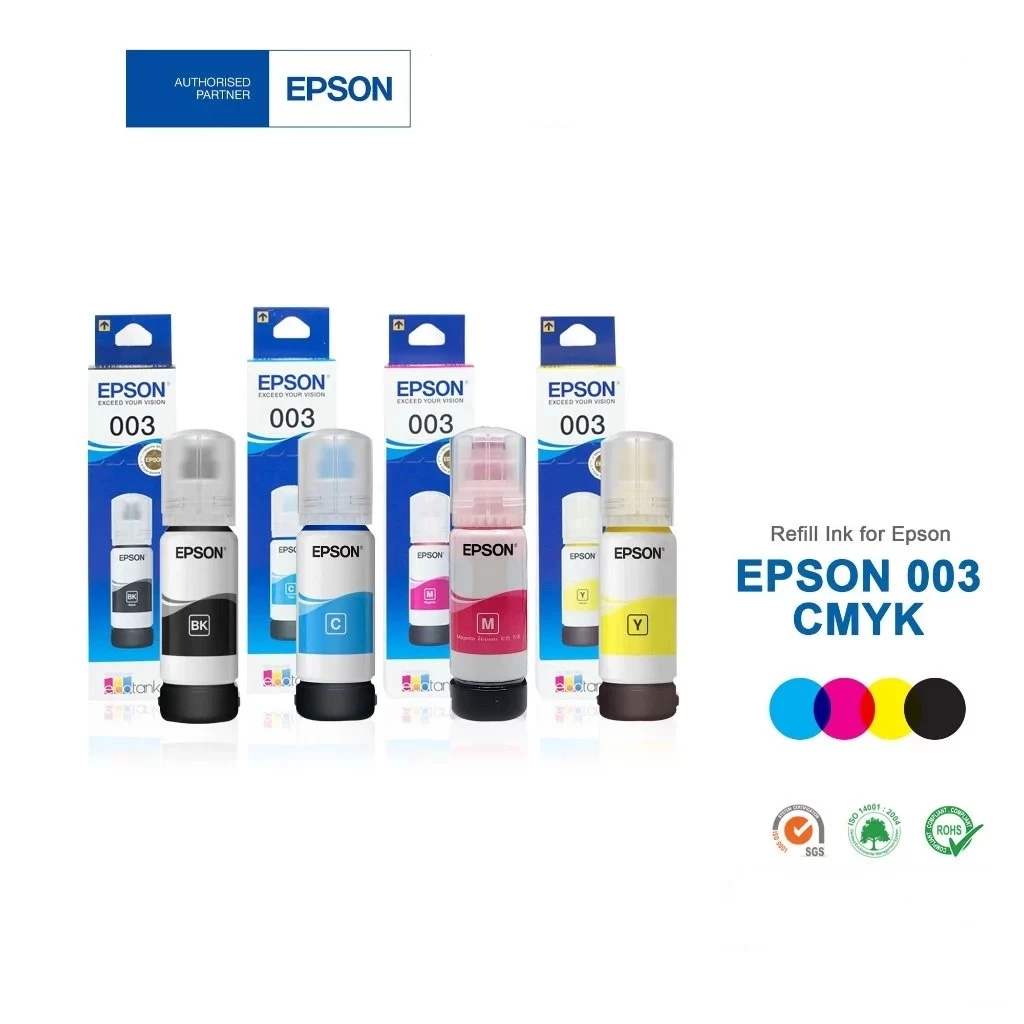 หมึกเติมแท้ Original Epson 003 [มีกล่อง] For Epson L1110/ L3110/ L3150/ L5190