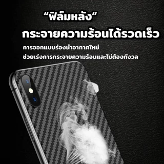 TXW ฟิล์มหลัง คาร์บอนไฟเบอร์ ไฮโดรเจล กันรอย for oppo Reno 4 5 6 6z 7 7z 8 8T 8z 10 11 12 11F 12F A58 A98