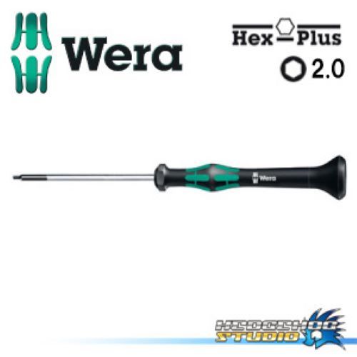 ไขควงหกเหลี่ยม Wera 2.0 มม. [รองรับสกรู Duralumin]
