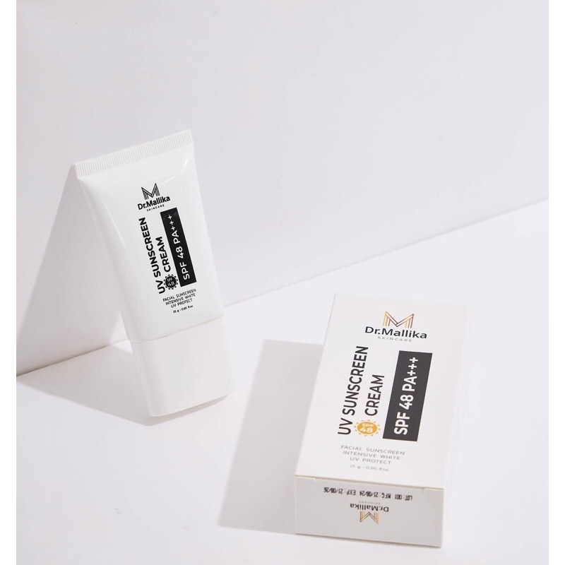 โปรกันแดดใกญ่+กันแดดเล็ก ครีมกันแดด Dr. Mallika UV Sunscreen Cream SPF50 PA+++