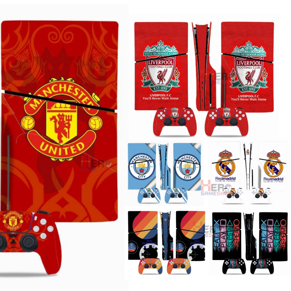 Sticker ติดเครื่อง Ps5 Slim skin 🇹🇭พร้อมส่งในไทย🇹🇭 ลายต่างๆ คุณภาพสูง ลายคมชัด ป้องกันรอยขีดข่วน สติกเกอร์ผิวกันน้ำ