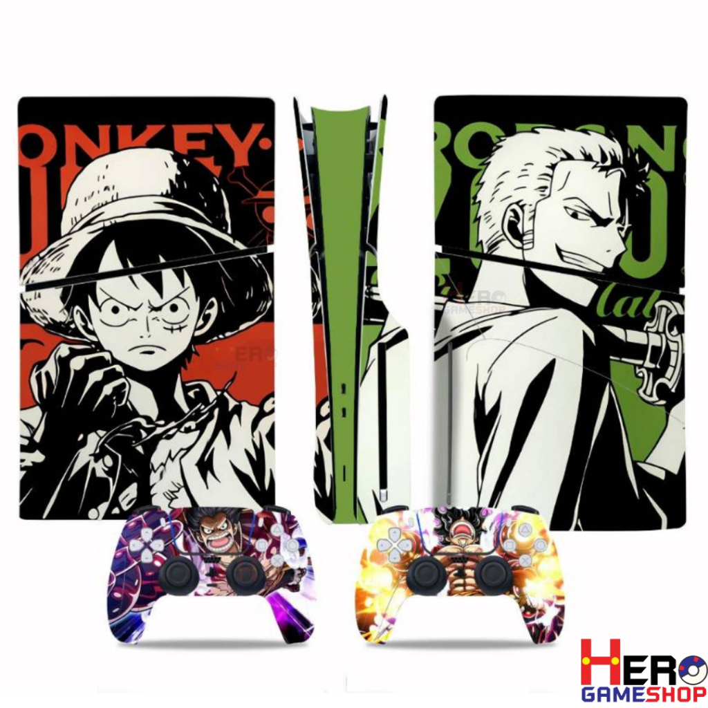 Sticker ติดเครื่อง Ps5 Slim skin 🇹🇭พร้อมส่งในไทย🇹🇭 ลายต่างๆ คุณภาพสูง ลายคมชัด ป้องกันรอยขีดข่วน สติกเกอร์ผิวกันน้ำ