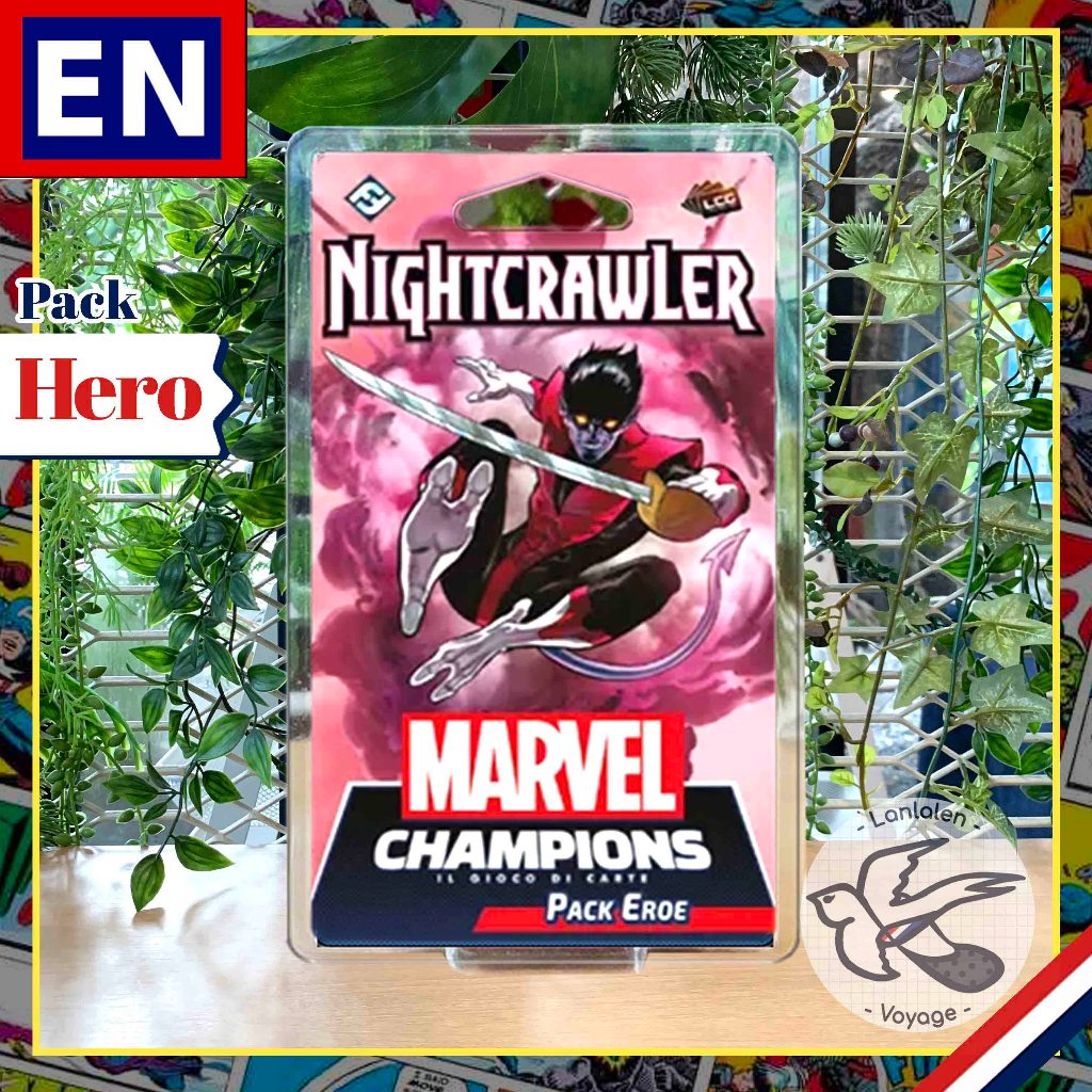 [พร้อมส่ง] Marvel Champions LCG The Card Game – Nightcrawler Hero Pack ห่อของขวัญฟรี [Boardgame]