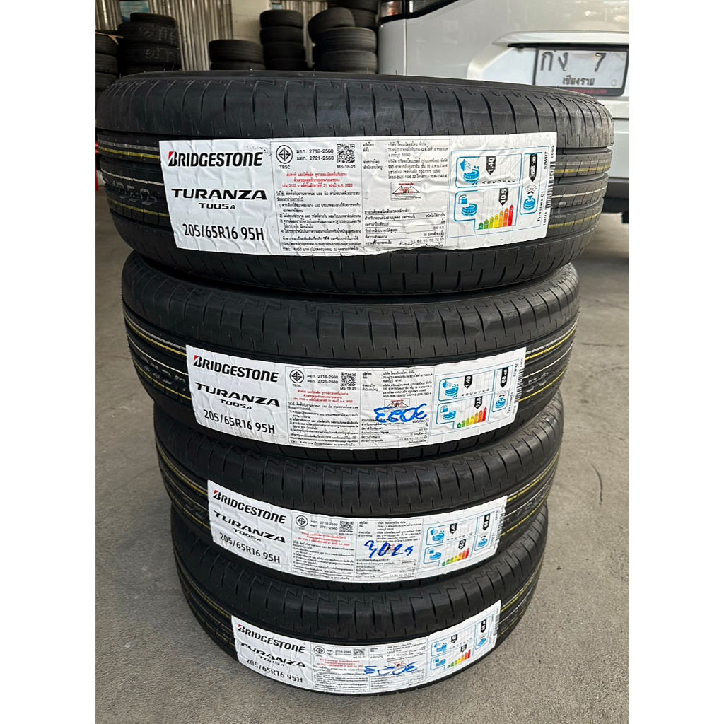 🔴 ยาง "#บริดจสโตน" Bridgestone Turanza T005A 205/65R16 *** ยางใหม่ ปี 23 ***