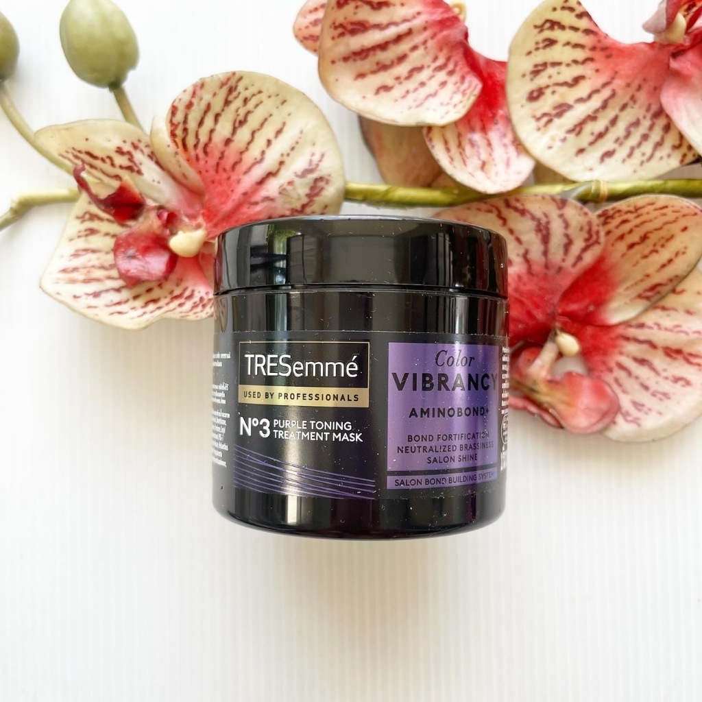 180 ml. ผลิต 03/25 ทรีทเม้นต์ม่วง Tresemme Treatment Mask CR Color & Pair บำรุงผม คืนชีพประกายสีผมให้ดูสวย