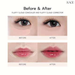 [1แถม1] คอนซีลเลอร์ & คอเรคเตอร์แบบซอง KAGE FLUFFY CLOUD CONCEALER & CORRECTOR 2g | ปกปิดรอยสิว รอยคล้ำใต้ตา เนื้อบางเบา