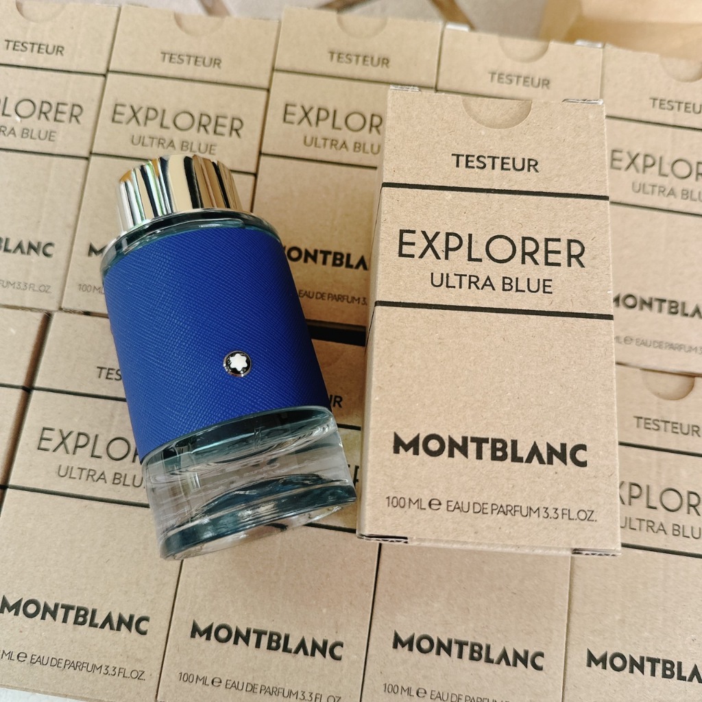 Montblanc Explorer Ultra Blue EDP For Men 100 ml กล่องน้ำตาล เทสเตอร์