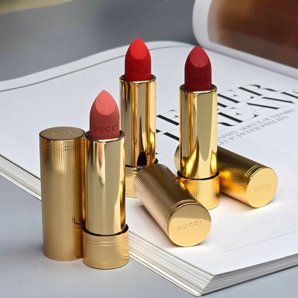 เหลือ 599-1,832 ฿ โค้ด (30WOW200) พร้อมส่ง Gucci Rouge à Lèvres Matte Lipstick