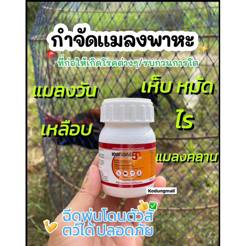 เดลทอกซ์50 ป้องกันแมลงพาหะ กำจัดแมลงพาหะ ปลอดภัยต่อสัตว์