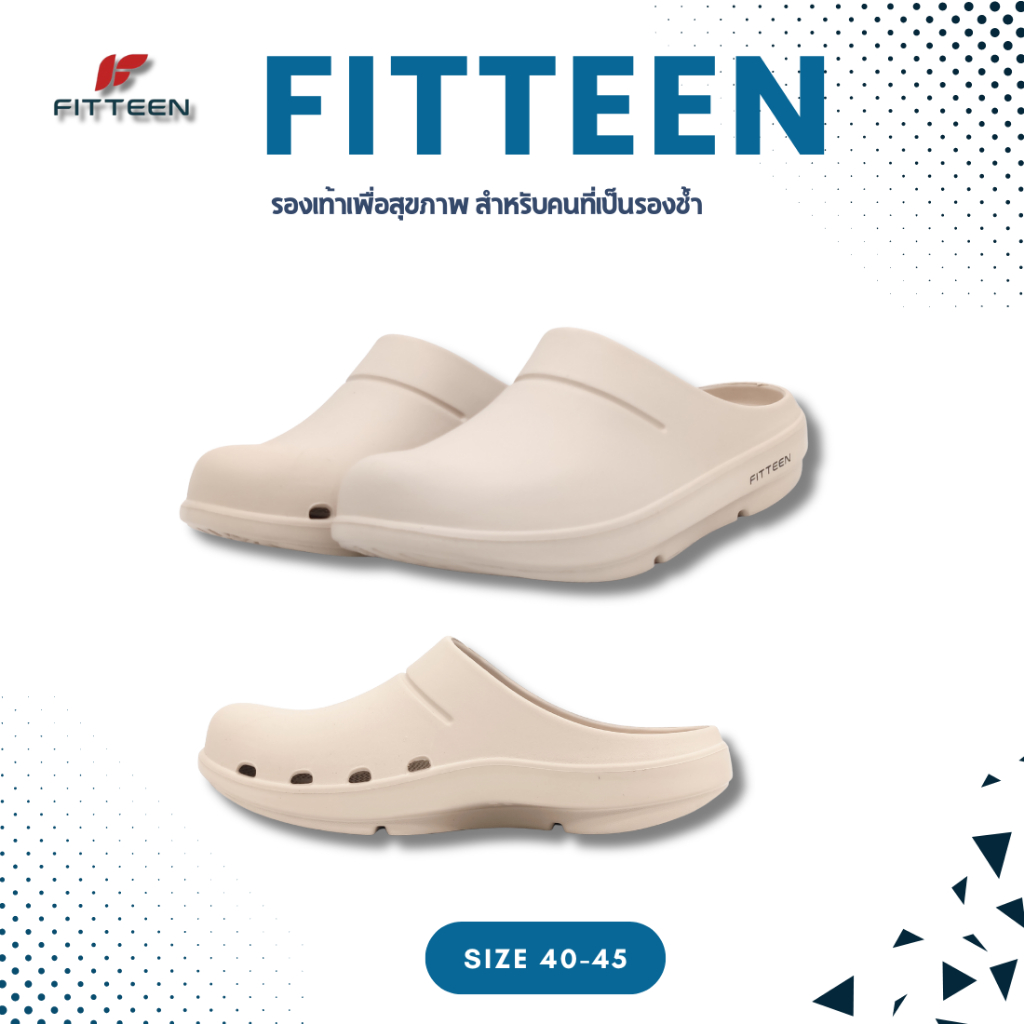 Fitteen FT003 รองเท้าสุขภาพ รองเท้าสวม หญิง ชาย