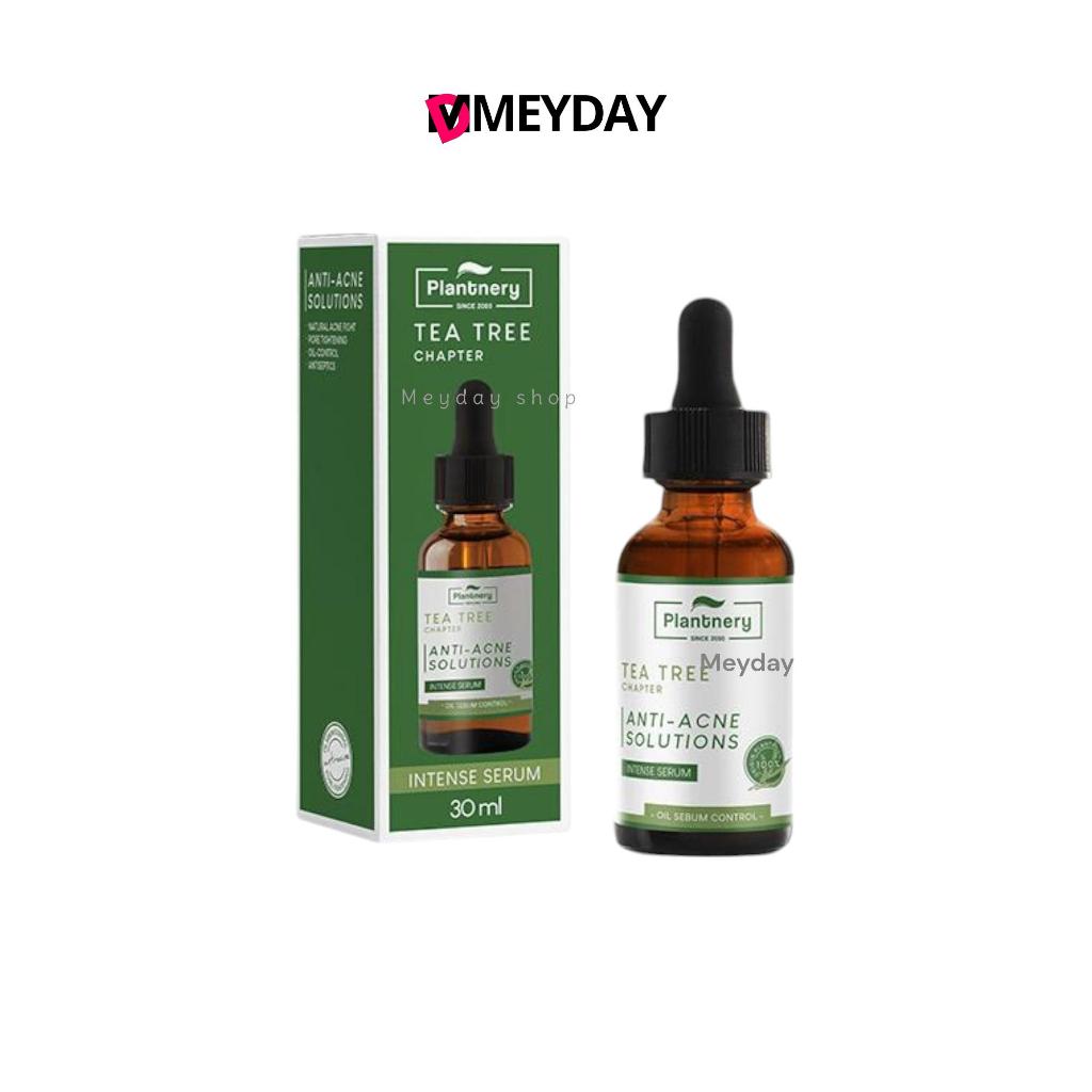 Plantnery Tea Tree เซรั่มที ทรี แพลนท์เนอรี่ ที ทรี แอคเน่ ไมโครไบโอม อินเทนซ์  เซรั่มลดสิว สูตรใหม่เข้มข้น 30 ml