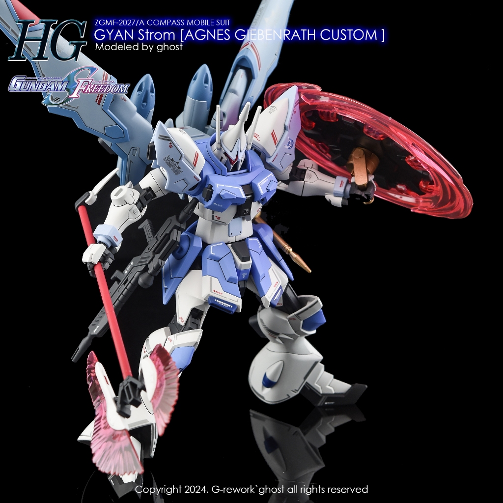 Water Decal [HG] [SEED] GYAN STROM ของแท้จาก G-Rework