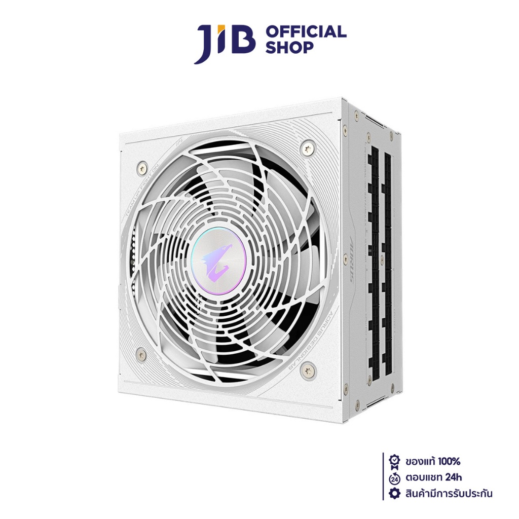 POWER SUPPLY (อุปกรณ์จ่ายไฟ) GIGABYTE AORUS ELITE PG5 - 850W 80 PLUS PLATINUM (WHITE) (GP-AE850PM PG