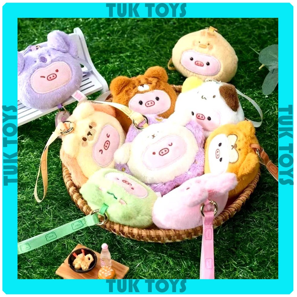 พร้อมส่งในไทย !! กล่องสุ่ม กล่องจุ่ม ยกบล็อก Animal kingdom Sweetie Pig พวงกุญแจ ของแท้100% มีหน้าร้าน