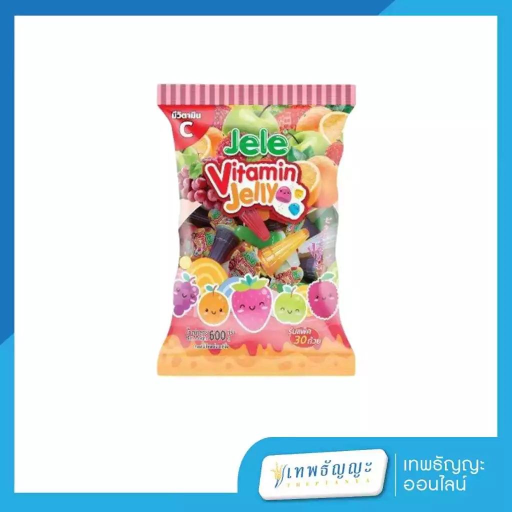 Jele vitamin jelly เจเล่ วิตามิน เยลลี่ 1 ถุง มี 30 ถ้วย