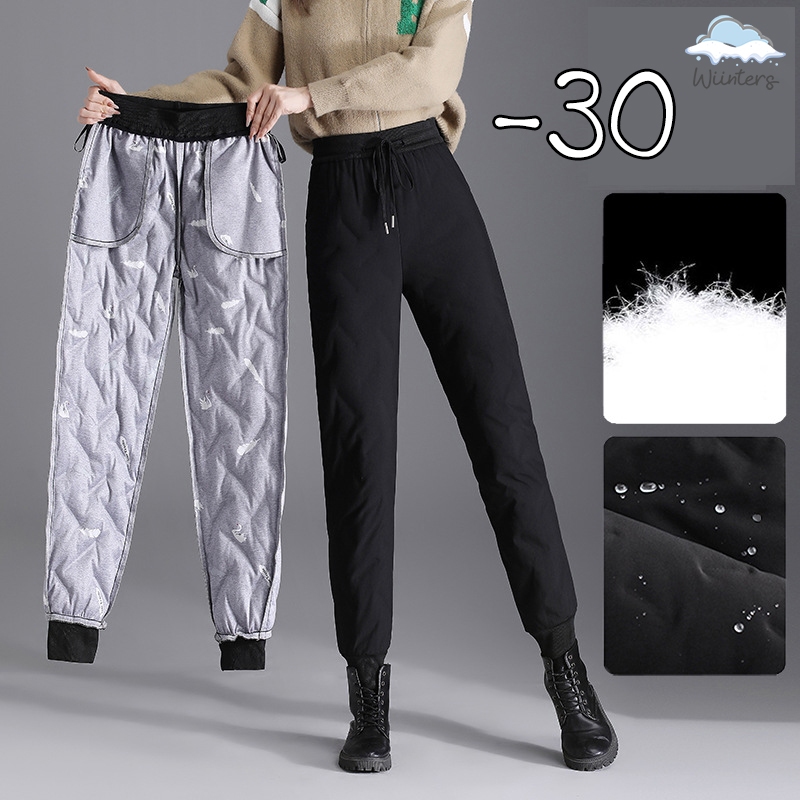 [ -30 Deenz Down Water Proof Unisex ] กางเกงขนเป็ด กันน้ำ กันหิมะ เล่นสกี กางเกงขายาวบุขน ใส่ได้ทุกเพศ ติดลบได้ -30