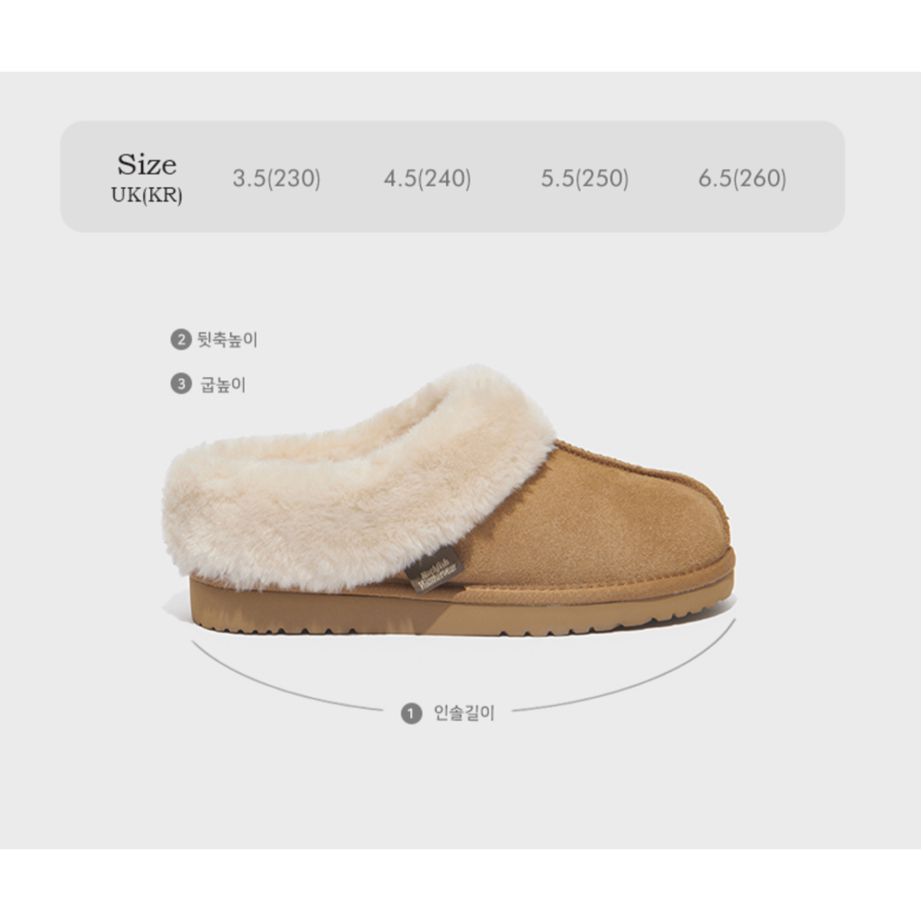 (เก็บโค้ทลดเพิ่ม30%) Pre order:รองเท้า  New Rockfish winter fur mule