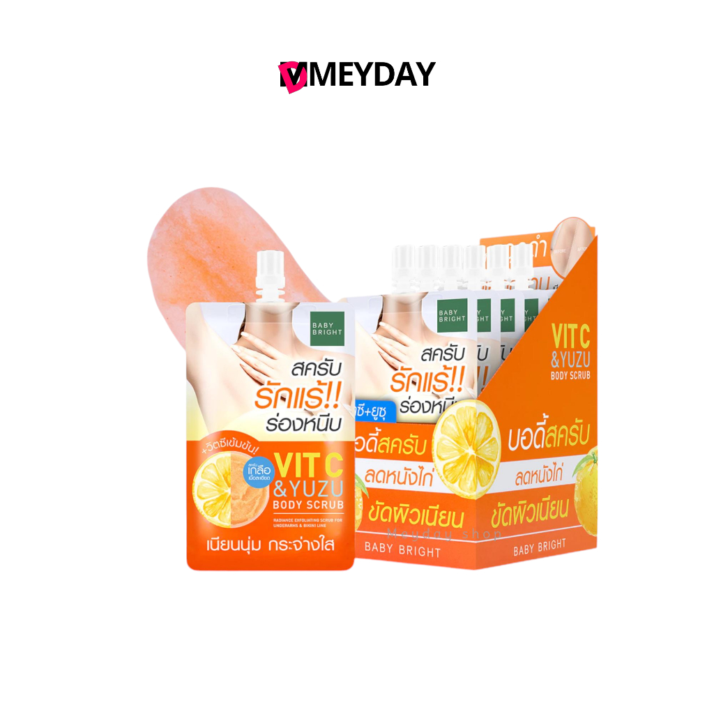 เบบี้ ไบร์ท วิตซีแอนด์ยูซุบอดี้สครับ Baby Bright ขนาด 40 g