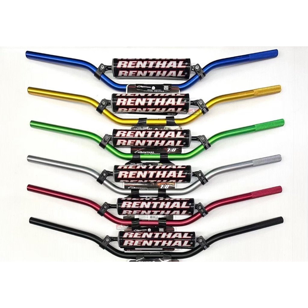 #แฮนด์ RENTHAL 22 mm ผอมcrf300l 250 450 klx125 140g 150 wr155 #รถมอเตอร์ไซค์