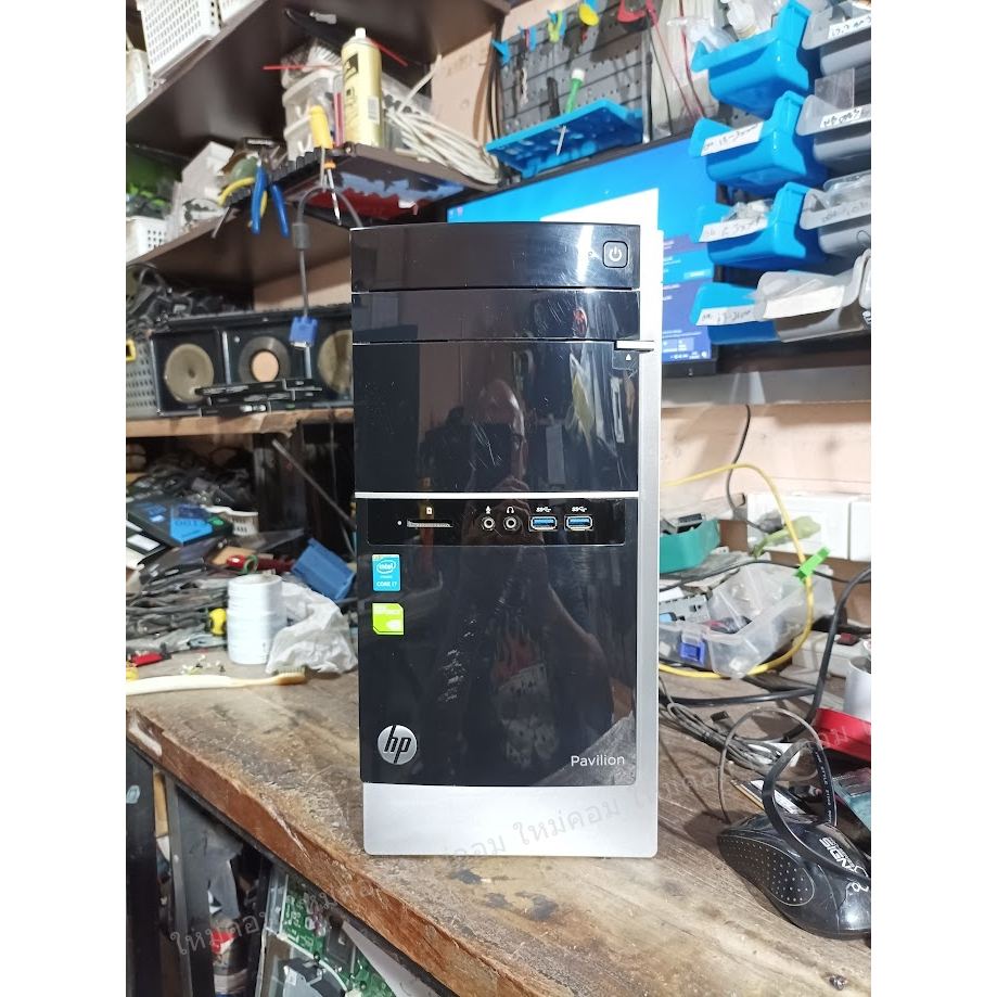 คอมมือสอง  HP Core i7-4790 3.60-4.00 GHz.DDR3 8 GB SSD 240 GB GT720 2 GB ไวไฟ บลูทูธ ถูกๆ 😮😲