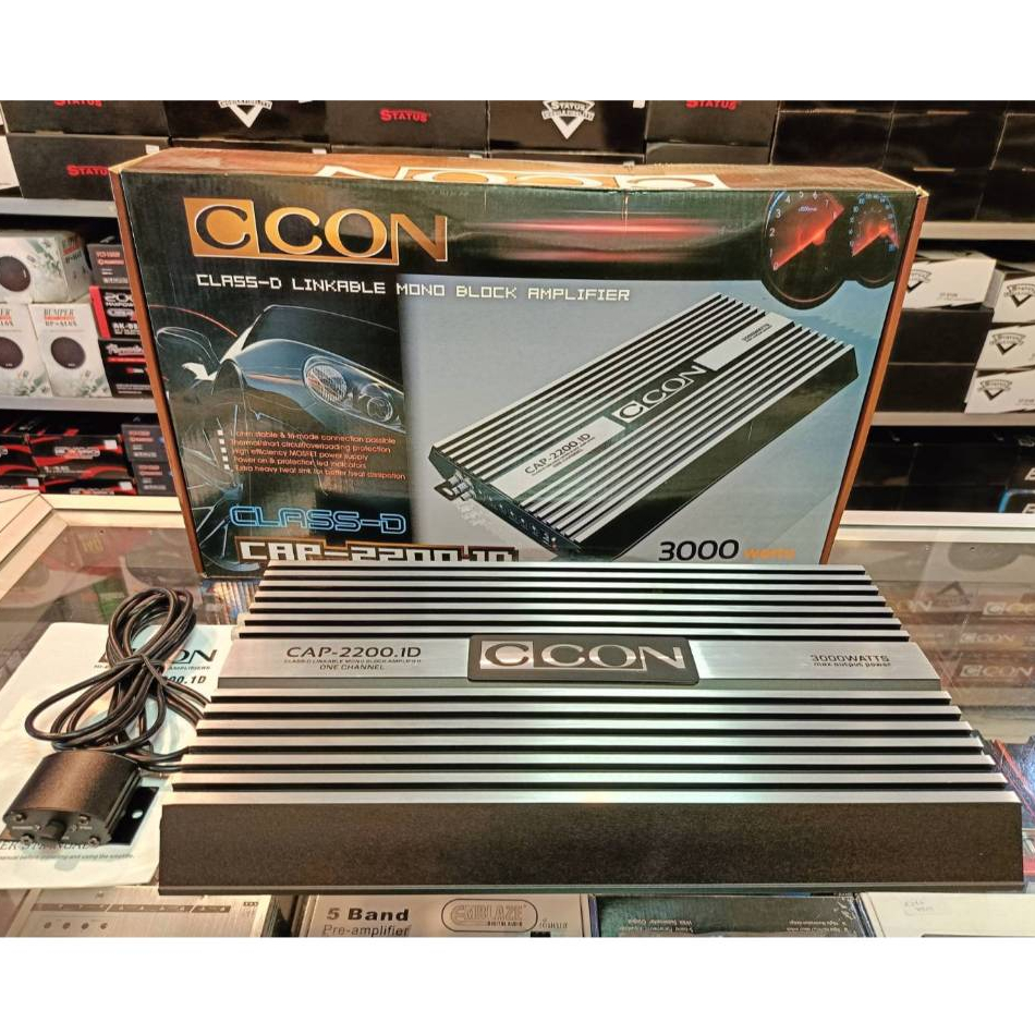 เพาเวอร์ คลาสดี CCON รุ่น 2200.1D (สินค้าแท้ ของใหม่) ใครชอบแนว เบสหนักๆ  ตัวนี้ไม่ผิดหวังแน่นอน *สินค้าจำนวนจำกัด*