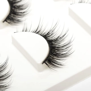 【5D】ขนตาปลอม ขนตาปลอมธรรมชาติ 3คู่ ขนตา ขนมิงค์ แบบธรรมชาติ Eyelashes ผู้ขายชาวไทย