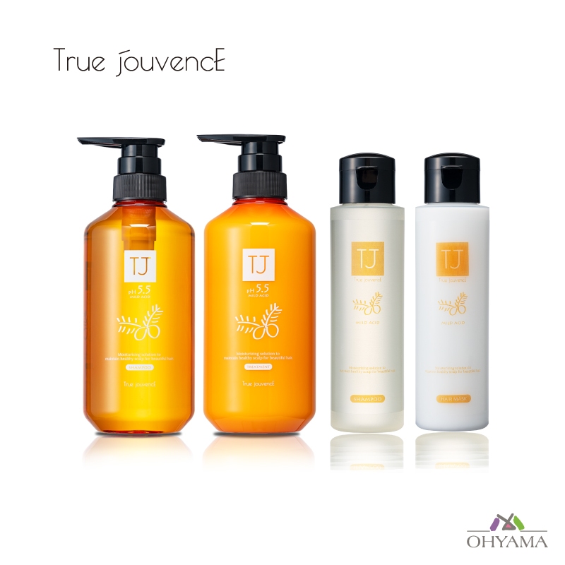 TRUE JOUVENCE PH5.5 SHAMPOO&TREATMENT SET ทรู จูบองส์ เซทแชมพูและทรีทม้นท์ ที่มีค่าpH5.5 สูตรอ่อนโยน