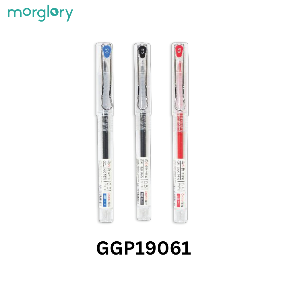 ปากกาเจลปลอก คลิปเหล็ก 0.5มม. หัวเข็ม Grasp GGP19061