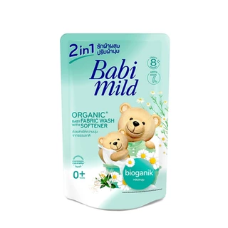 [ทั้งหมด 6 ชิ้น] เบบี้มายด์ ผลิตภัณฑ์ซักผ้าเด็ก ทูอินวัน ขนาด 530 มล. BABI MILD ULTRA MILD 2IN1 BABY LIQUID FABRIC WASH