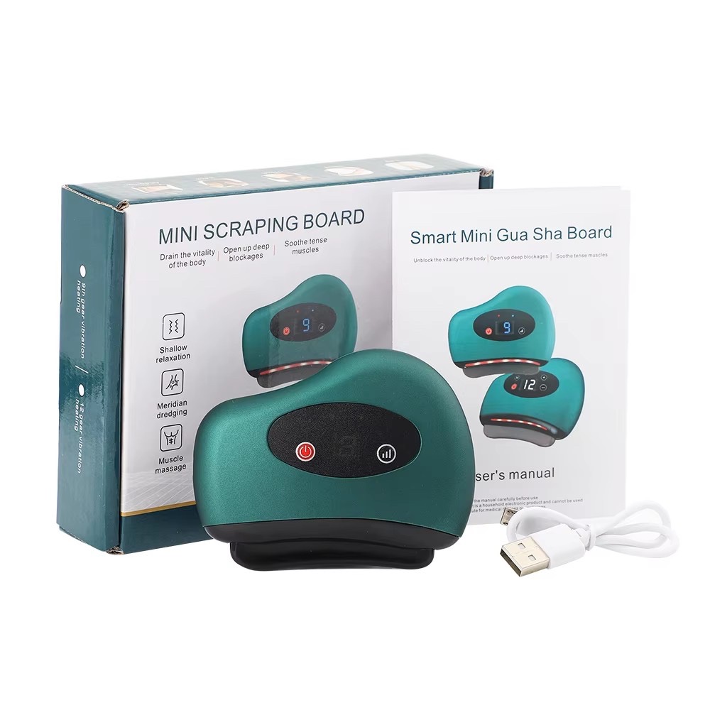 (ของแถม) Mini Scraping Board เครื่องนวดหินไฟฟ้ากัวซา ใบหน้า จมูก ความสั่น 9 ระดับ