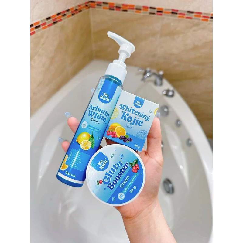 เซ็ตโดสฟ้าอาร์บูตินเล็ก [มี3ชิ้น]