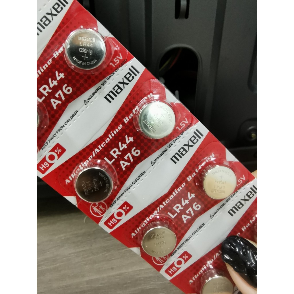 LR44 ถ่านกระดุม Mexell AG13 LR44 A675 A76​ 357A L1154 (สินค้าพร้อมส่ง)