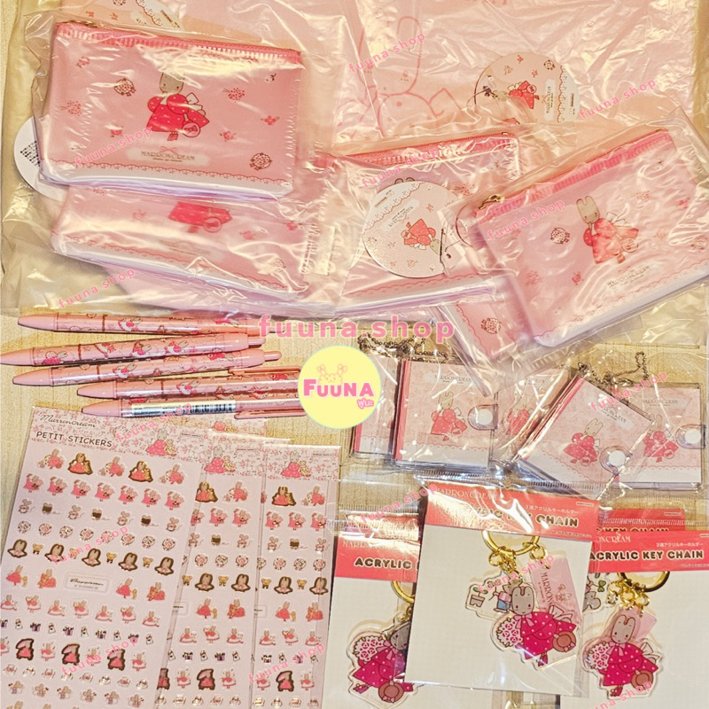 marroncream มารอนครีม กระเป๋า พวงกุญแจ ถุงผ้า ecobag กระจก หวี กระเป๋า มารอน ของแท้จากญี่ปุ่น