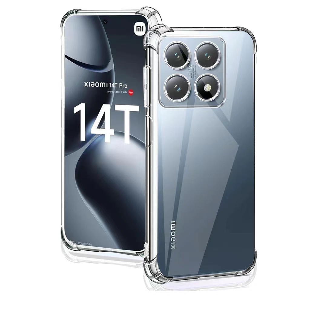 Xiaomi Civi 4 Pro 5G/Xiaomi 14 Civi/Mi 14T/Mi14T Pro(ส่งในไทย)เคสTPUใสกันกระแทกแบบคลุมกล้องXiaomi 14
