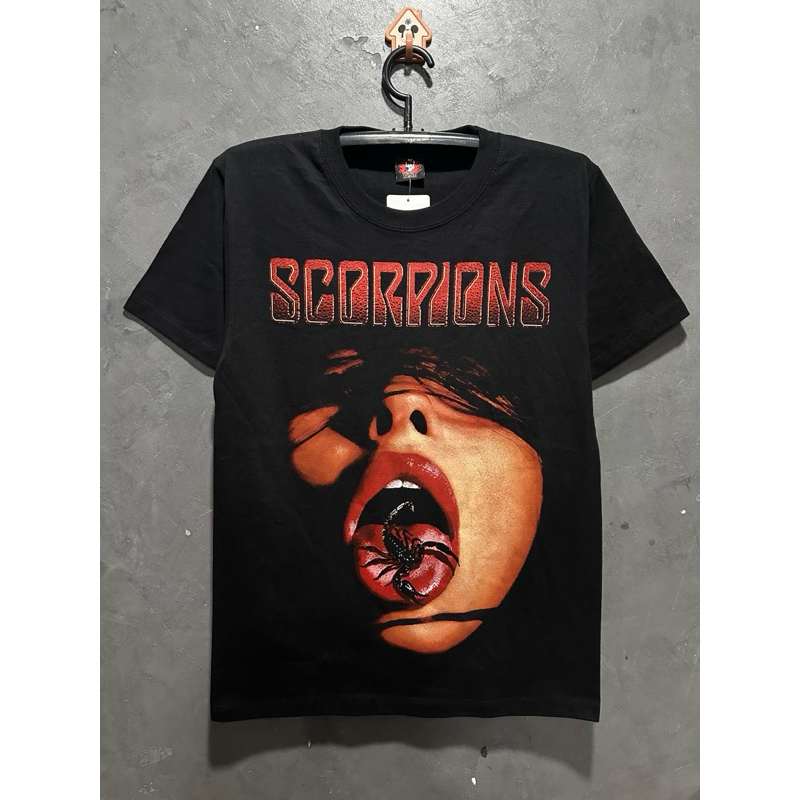 เสื้อยืดScorpion ป้ายRockYeah ผ้าคอตตอน 100