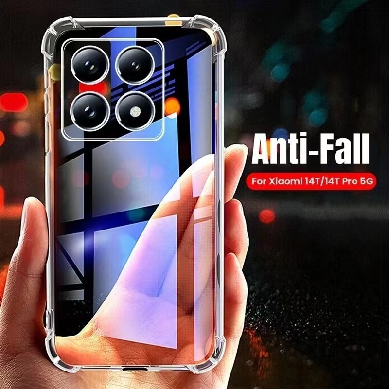 Mi 14T/Mi14T Proตรงรุ่น(พร้อมส่งในไทย)เคสTPUใสกันกระแทกแบบคลุมกล้องXiaomi 14T/Xiaomi 14T Pro