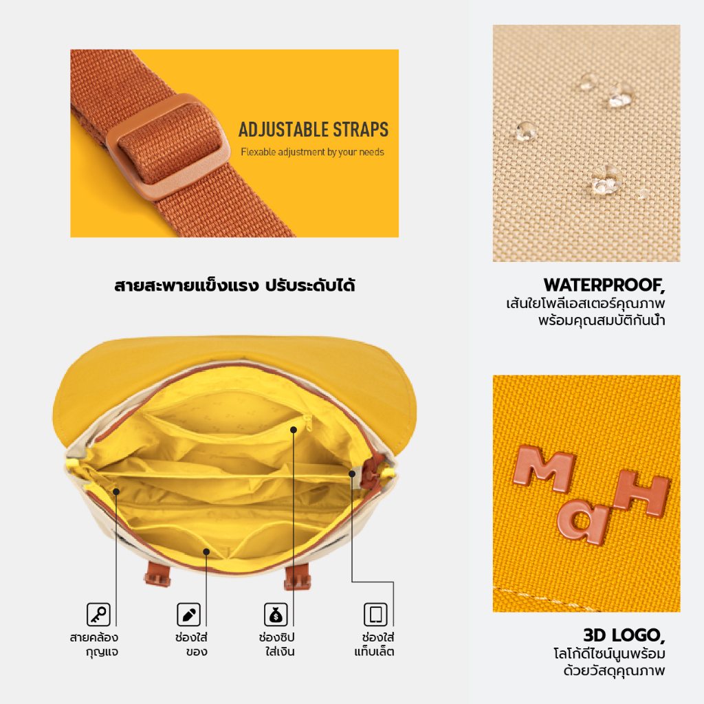 Easy E-Receipt MAH Oli mini กระเป๋าเป้สะพายหลัง สะพายข้าง ขนาดเล็ก น้ำหนักเบา ผ้ากันน้ํา กระเป๋านักเรียน สําหรับผู้หญิง