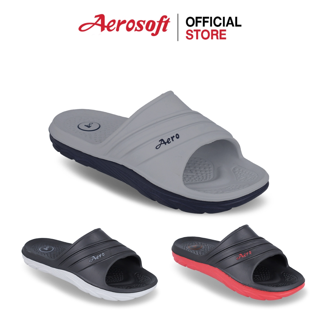 Aerosoft (แอโร่ซอฟ) รองเท้าแตะสวมผู้ชาย รุ่น M0331
