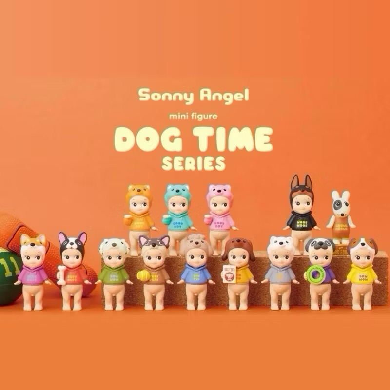 [ซื้อในไลฟ์/Videoลด100.-][พร้อมส่ง] ของแท้แบบจุ่ม Sonny Angel Dog Time